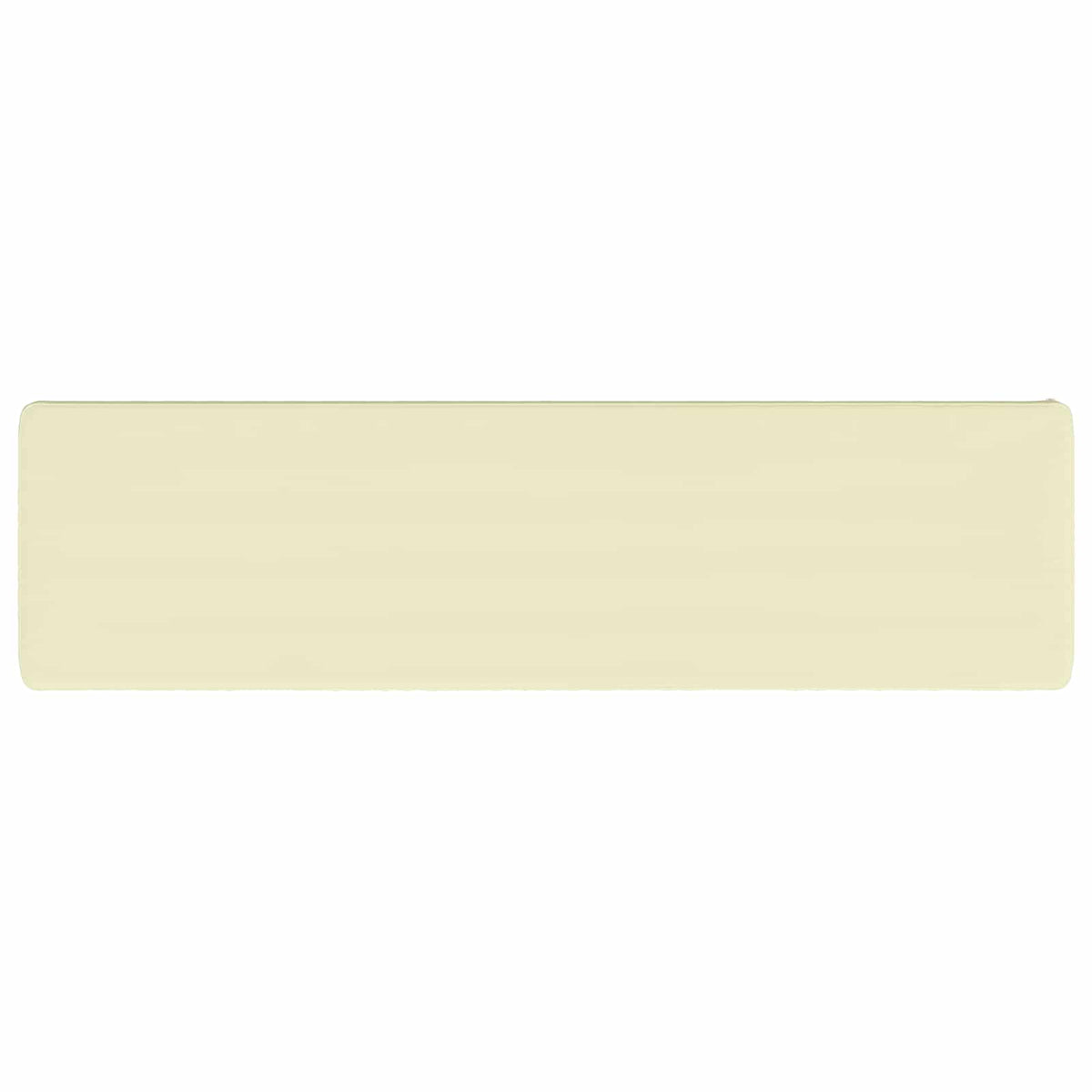 vidaXL 2-Piece Bench Cushions VUGHT 2 pcs 100% Polyester Cream
