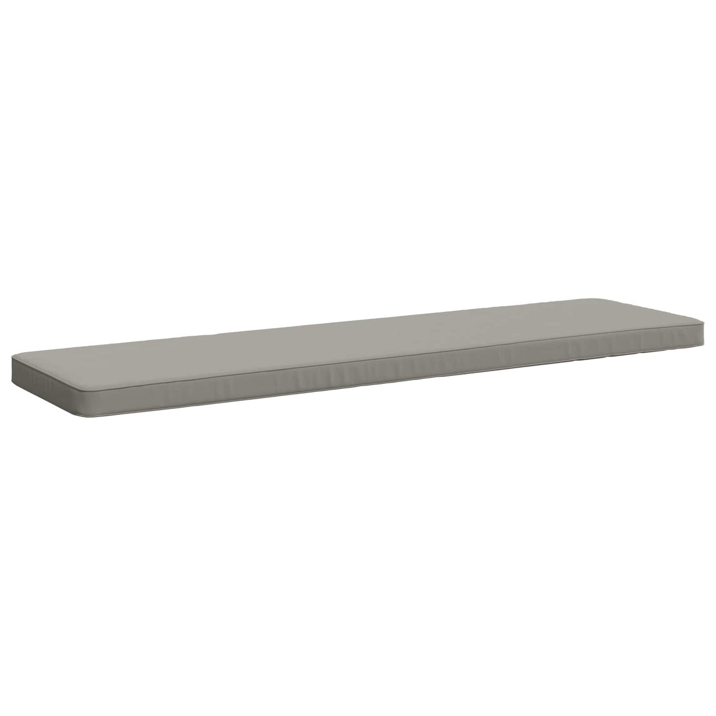vidaXL 1-Piece Bench Cushion VUGHT 100% Polyester Grey 150 x 40 x 5 cm