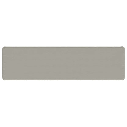 vidaXL 2-Piece Bench Cushions VUGHT 2 pcs 100% Polyester Grey