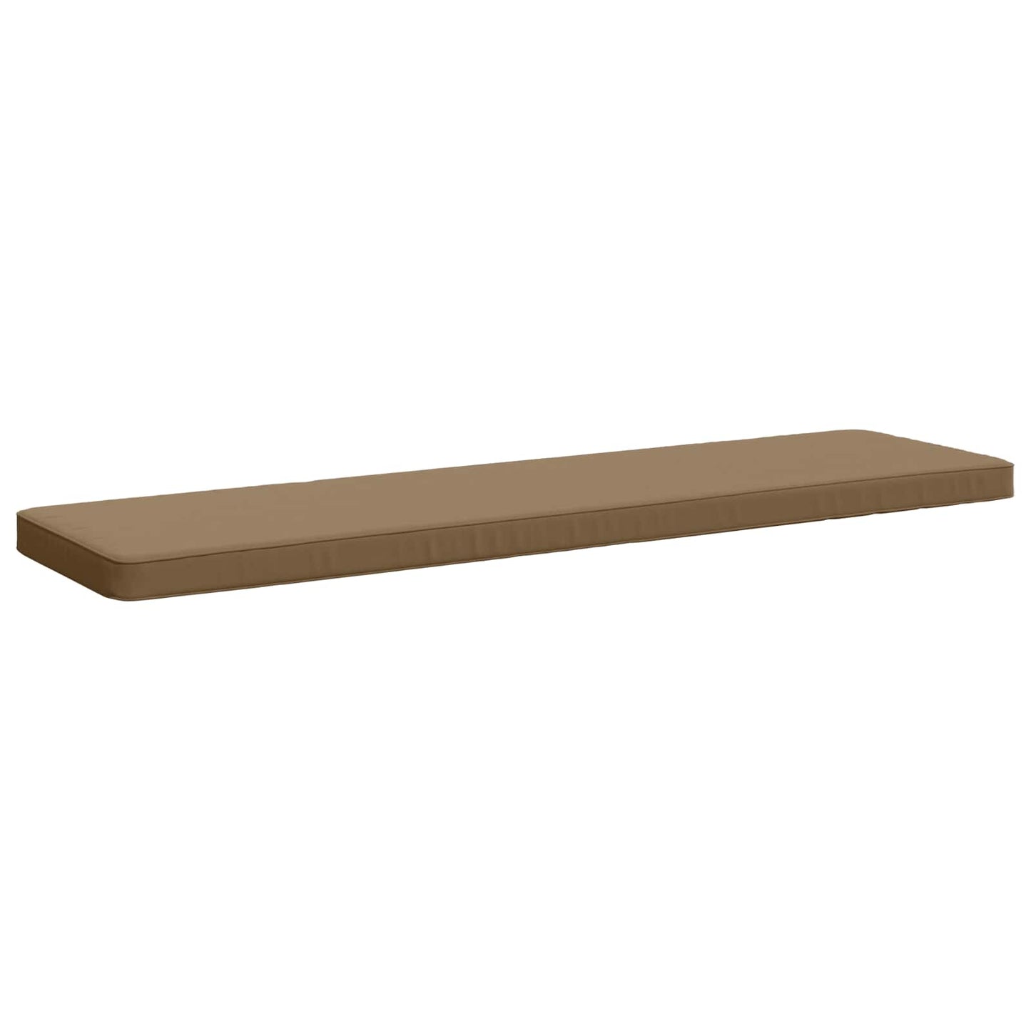 vidaXL 2-Piece Bench Cushions VUGHT 2 pcs 100% Polyester Taupe
