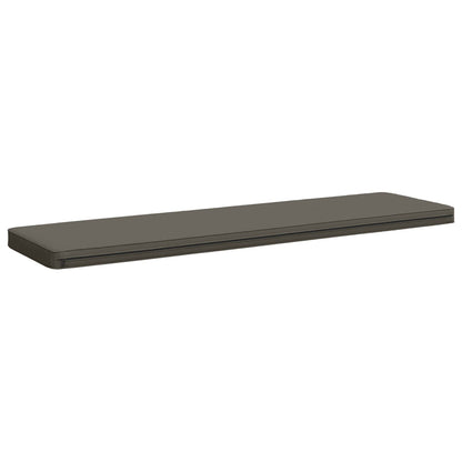 vidaXL 2-Piece Bench Cushions VUGHT 2 pcs 100% Polyester Grey