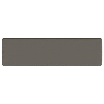 vidaXL 2-Piece Bench Cushions VUGHT 2 pcs 100% Polyester Grey
