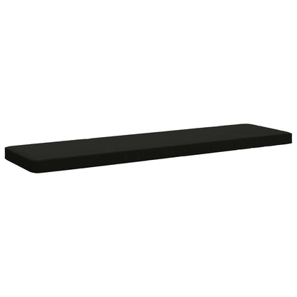 vidaXL 2-Piece Bench Cushions VUGHT 2 pcs 100% Polyester Black