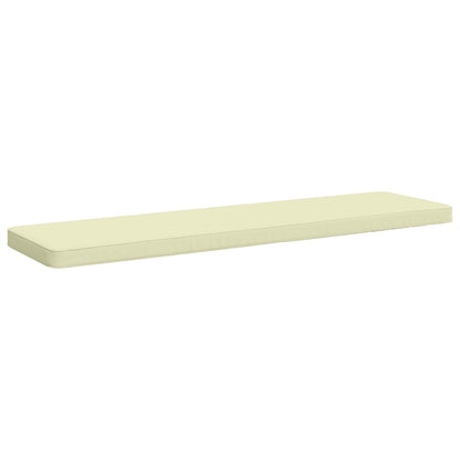 vidaXL 2-Piece Bench Cushions VUGHT 2 pcs 100% Polyester Cream