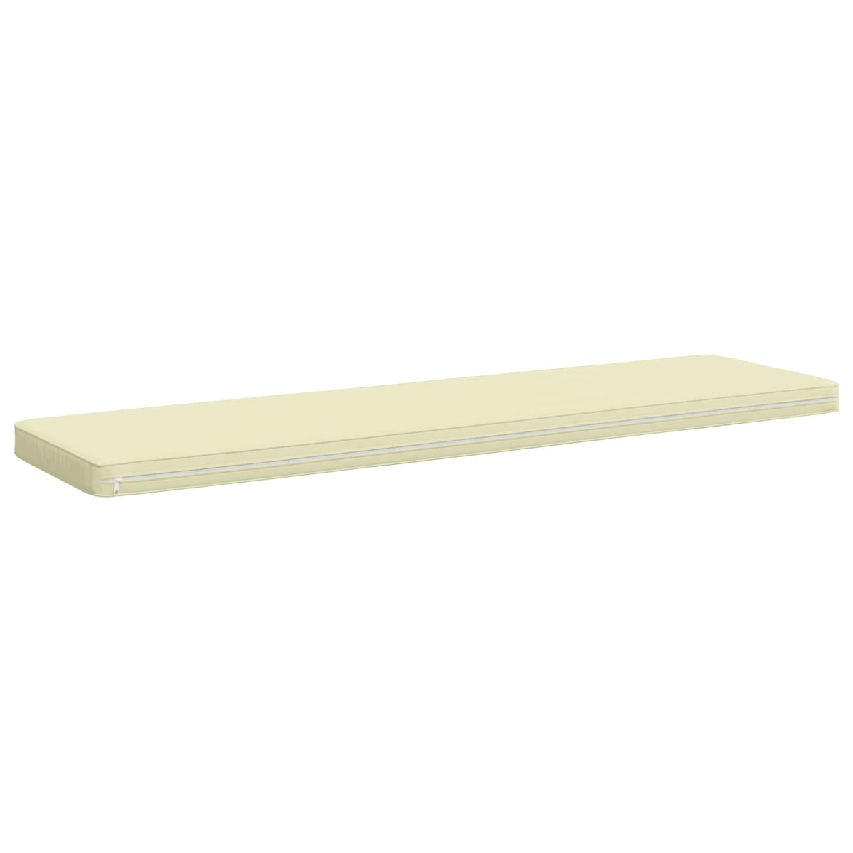 vidaXL 2-Piece Bench Cushions VUGHT 2 pcs 100% Polyester Cream