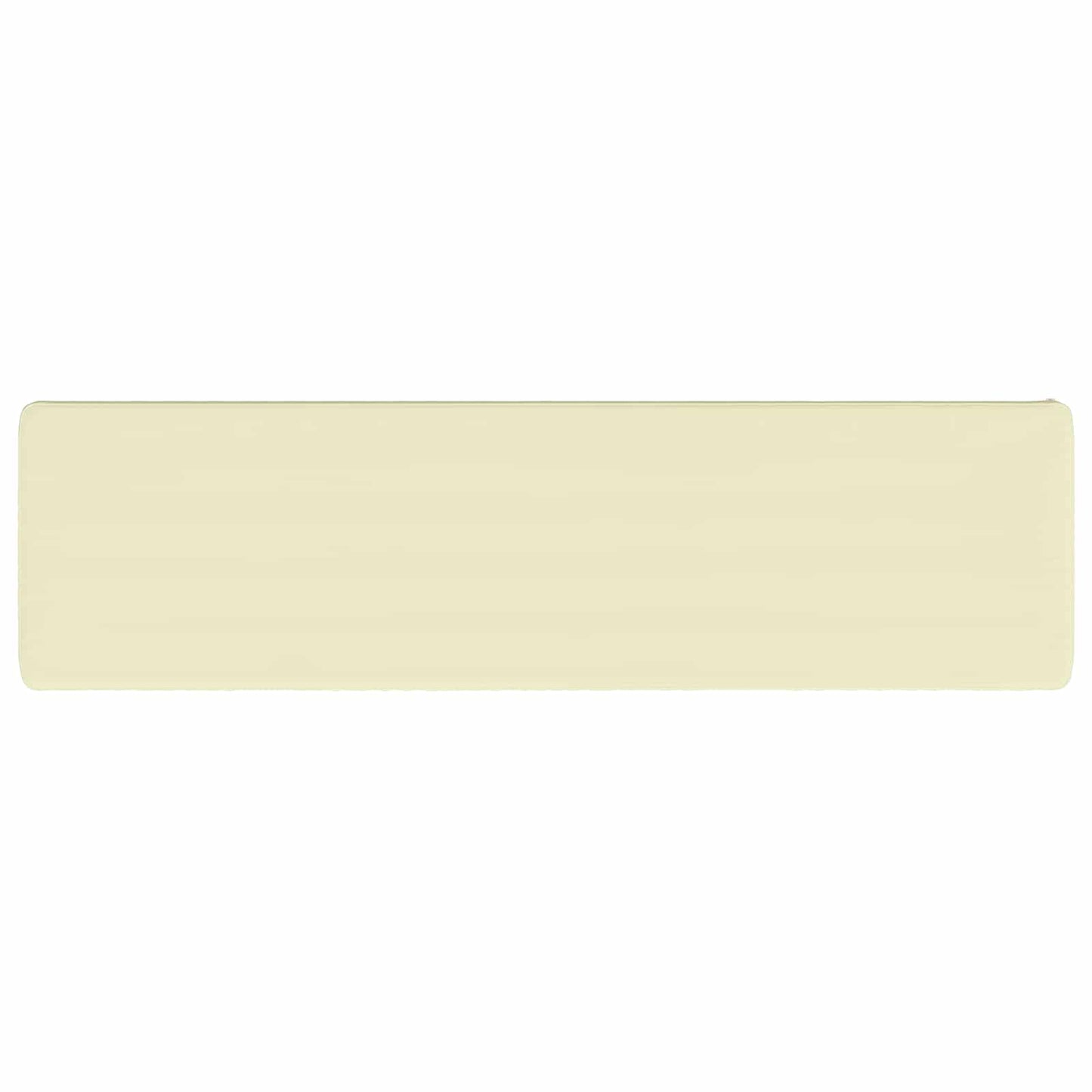 vidaXL 2-Piece Bench Cushions VUGHT 2 pcs 100% Polyester Cream