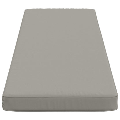 vidaXL 2-Piece Bench Cushions VUGHT 2 pcs 100% Polyester Grey