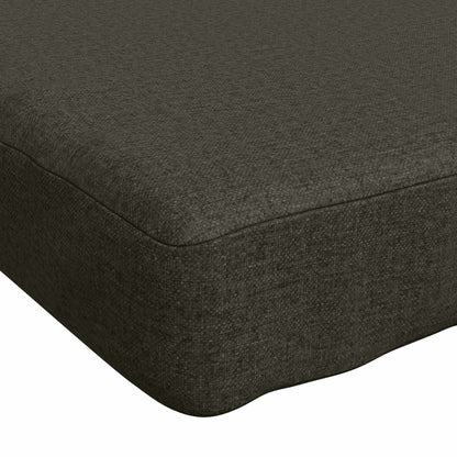 vidaXL 2-Piece Bench Cushions VUGHT 2 pcs 100% Polyester Anthracite
