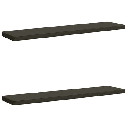 vidaXL 2-Piece Bench Cushions VUGHT 2 pcs 100% Polyester Anthracite