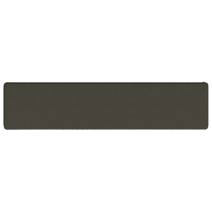 vidaXL 2-Piece Bench Cushions VUGHT 2 pcs 100% Polyester Anthracite