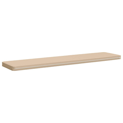 vidaXL 2-Piece Bench Cushions VUGHT 2 pcs 100% Polyester Cream