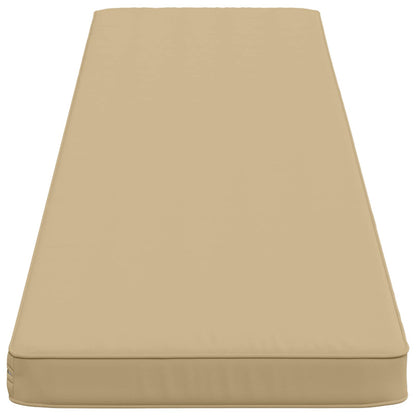 vidaXL 2-Piece Bench Cushions VUGHT 2 pcs 100% Polyester Beige