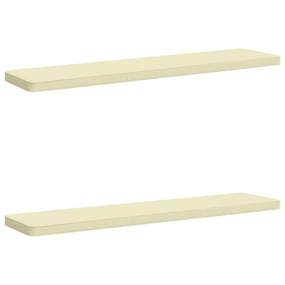 vidaXL 2-Piece Bench Cushions VUGHT 2 pcs 100% Polyester Cream