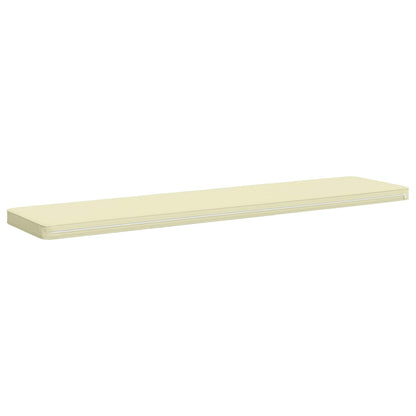 vidaXL 2-Piece Bench Cushions VUGHT 2 pcs 100% Polyester Cream