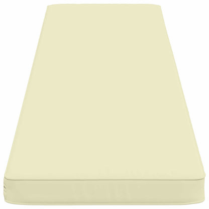 vidaXL 2-Piece Bench Cushions VUGHT 2 pcs 100% Polyester Cream
