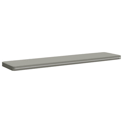 vidaXL 2-Piece Bench Cushions VUGHT 2 pcs 100% Polyester Grey