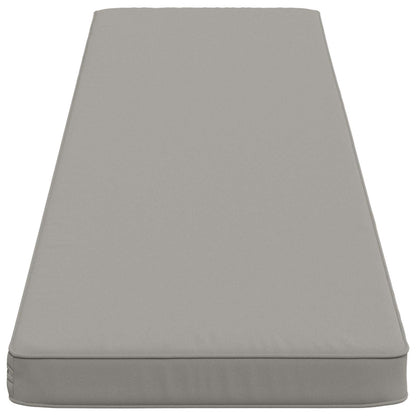 vidaXL 2-Piece Bench Cushions VUGHT 2 pcs 100% Polyester Grey