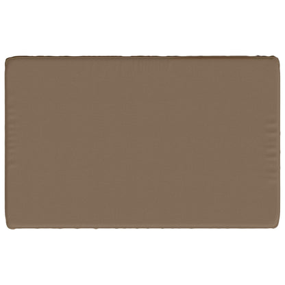 vidaXL 1-Piece Bench Cushion VUGHT 100% Polyester Taupe 60 x 50 x 5 cm
