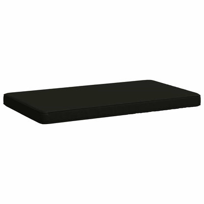 vidaXL 1-Piece Bench Cushion VUGHT 100% Polyester Black 60 x 50 x 5 cm