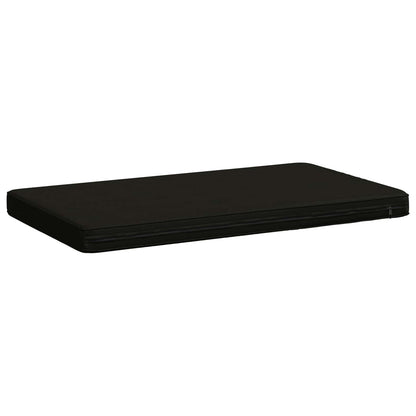 vidaXL 1-Piece Bench Cushion VUGHT 100% Polyester Black 60 x 50 x 5 cm