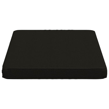 vidaXL 1-Piece Bench Cushion VUGHT 100% Polyester Black 60 x 50 x 5 cm