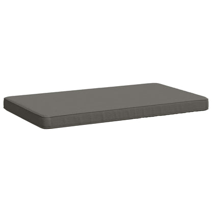 vidaXL 1-Piece Bench Cushion VUGHT 100% Polyester Grey 60 x 50 x 5 cm
