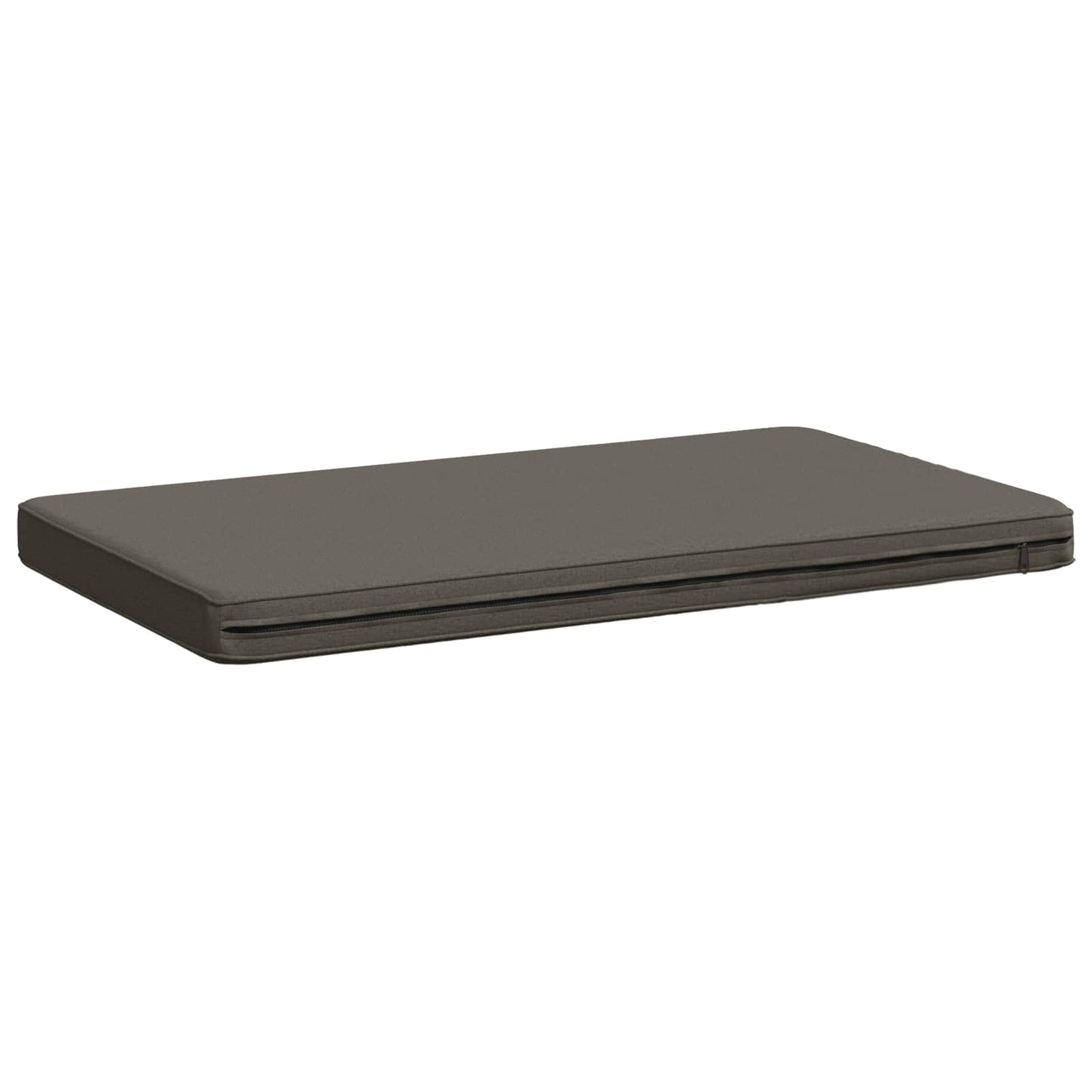 vidaXL 1-Piece Bench Cushion VUGHT 100% Polyester Grey 60 x 50 x 5 cm