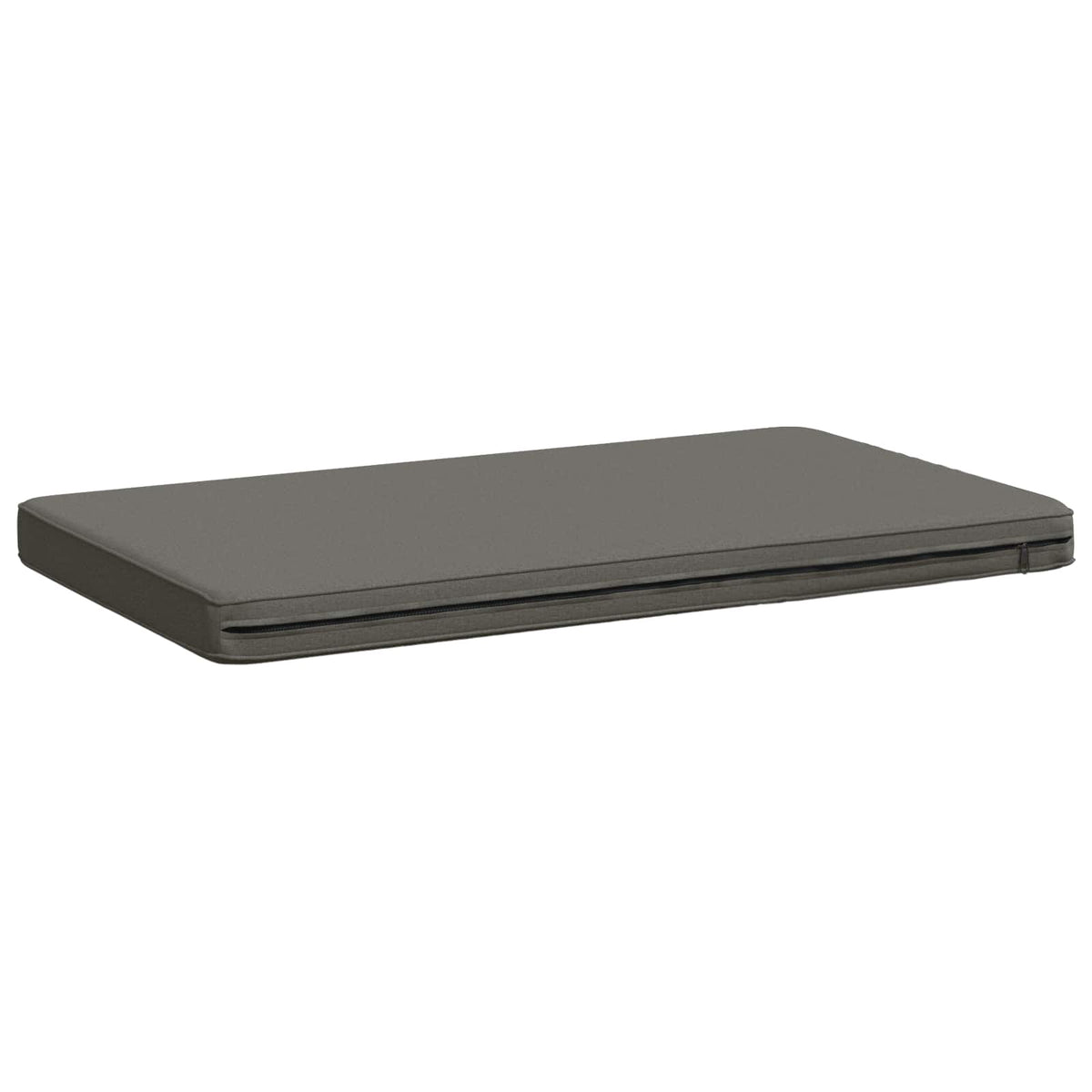 vidaXL 1-Piece Bench Cushion VUGHT 100% Polyester Grey 60 x 50 x 5 cm