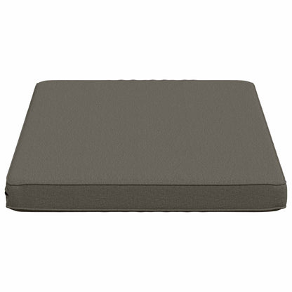 vidaXL 1-Piece Bench Cushion VUGHT 100% Polyester Grey 60 x 50 x 5 cm