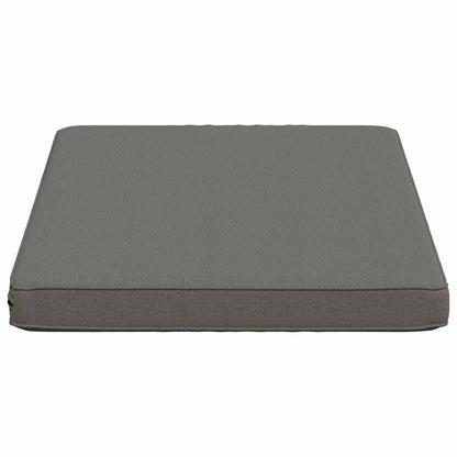 vidaXL 1-Piece Bench Cushion VUGHT 100% Polyester Grey 60 x 50 x 5 cm