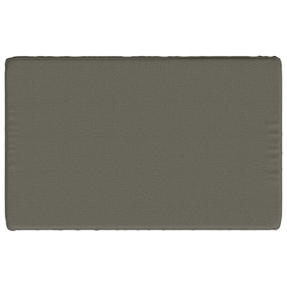 vidaXL 1-Piece Bench Cushion VUGHT 100% Polyester Grey 60 x 50 x 5 cm