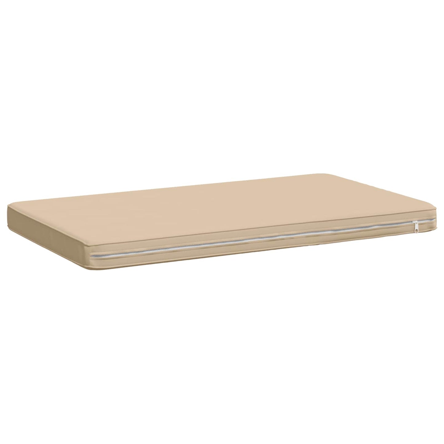 vidaXL 1-Piece Bench Cushion VUGHT 100% Polyester Cream 60 x 50 x 5 cm