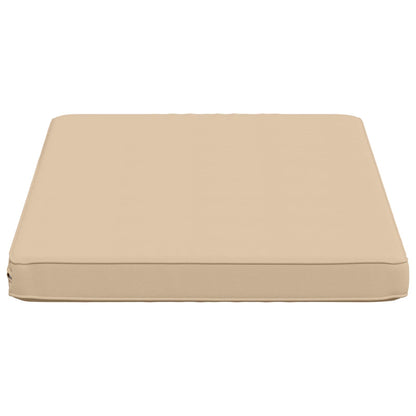 vidaXL 1-Piece Bench Cushion VUGHT 100% Polyester Cream 60 x 50 x 5 cm