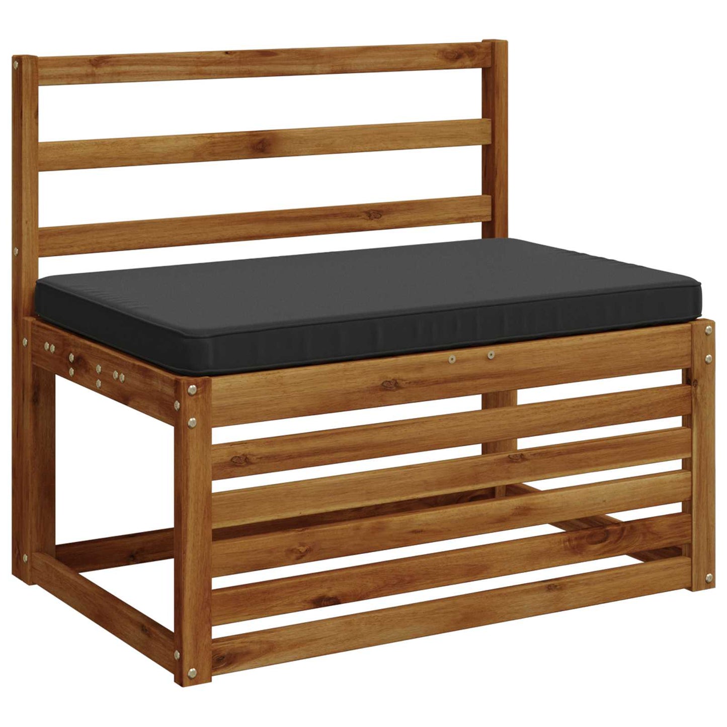 vidaXL 1-Piece Bench Cushion VUGHT 100% Polyester Anthracite