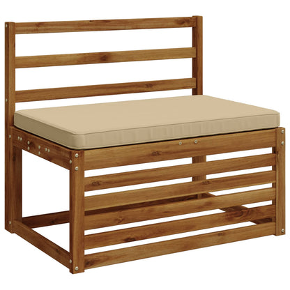 vidaXL 1-Piece Bench Cushion VUGHT 100% Polyester Beige 60 x 50 x 5 cm