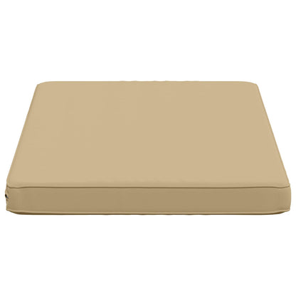 vidaXL 1-Piece Bench Cushion VUGHT 100% Polyester Beige 60 x 50 x 5 cm