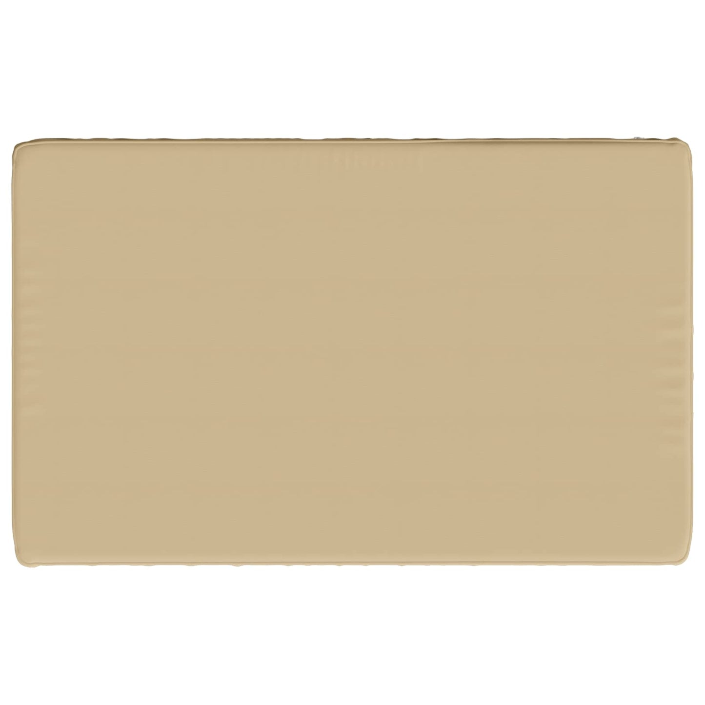 vidaXL 1-Piece Bench Cushion VUGHT 100% Polyester Beige 60 x 50 x 5 cm