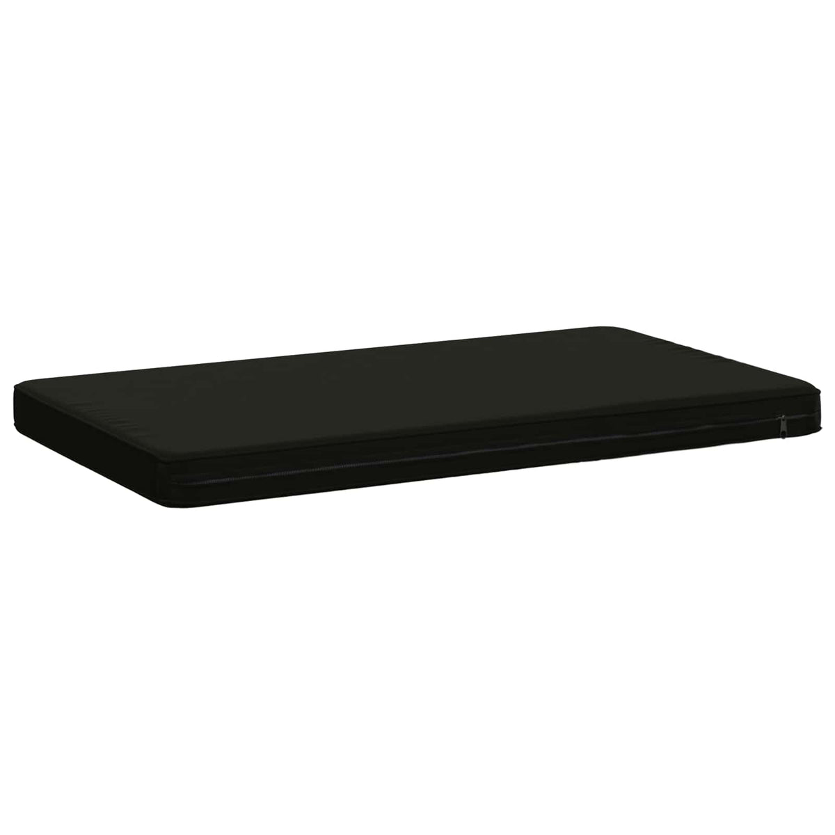 vidaXL 1-Piece Bench Cushion VUGHT 100% Polyester Black 60 x 50 x 5 cm