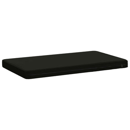 vidaXL 1-Piece Bench Cushion VUGHT 100% Polyester Black 60 x 50 x 5 cm