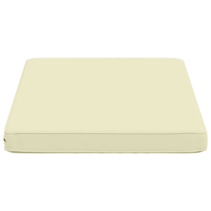 vidaXL 1-Piece Bench Cushion VUGHT 100% Polyester Cream 60 x 50 x 5 cm