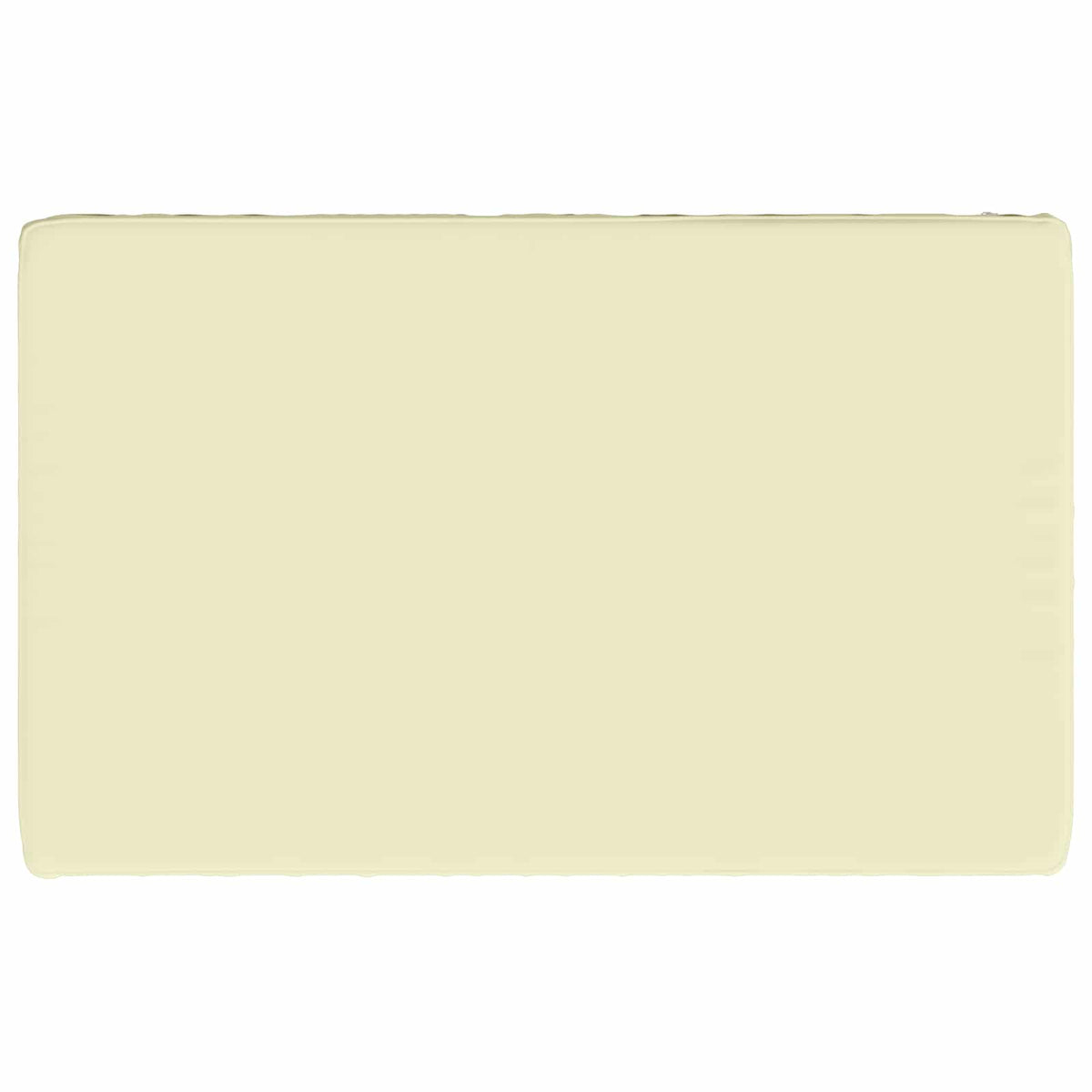 vidaXL 1-Piece Bench Cushion VUGHT 100% Polyester Cream 60 x 50 x 5 cm