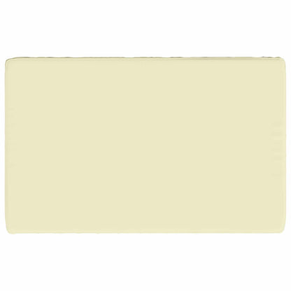 vidaXL 1-Piece Bench Cushion VUGHT 100% Polyester Cream 60 x 50 x 5 cm