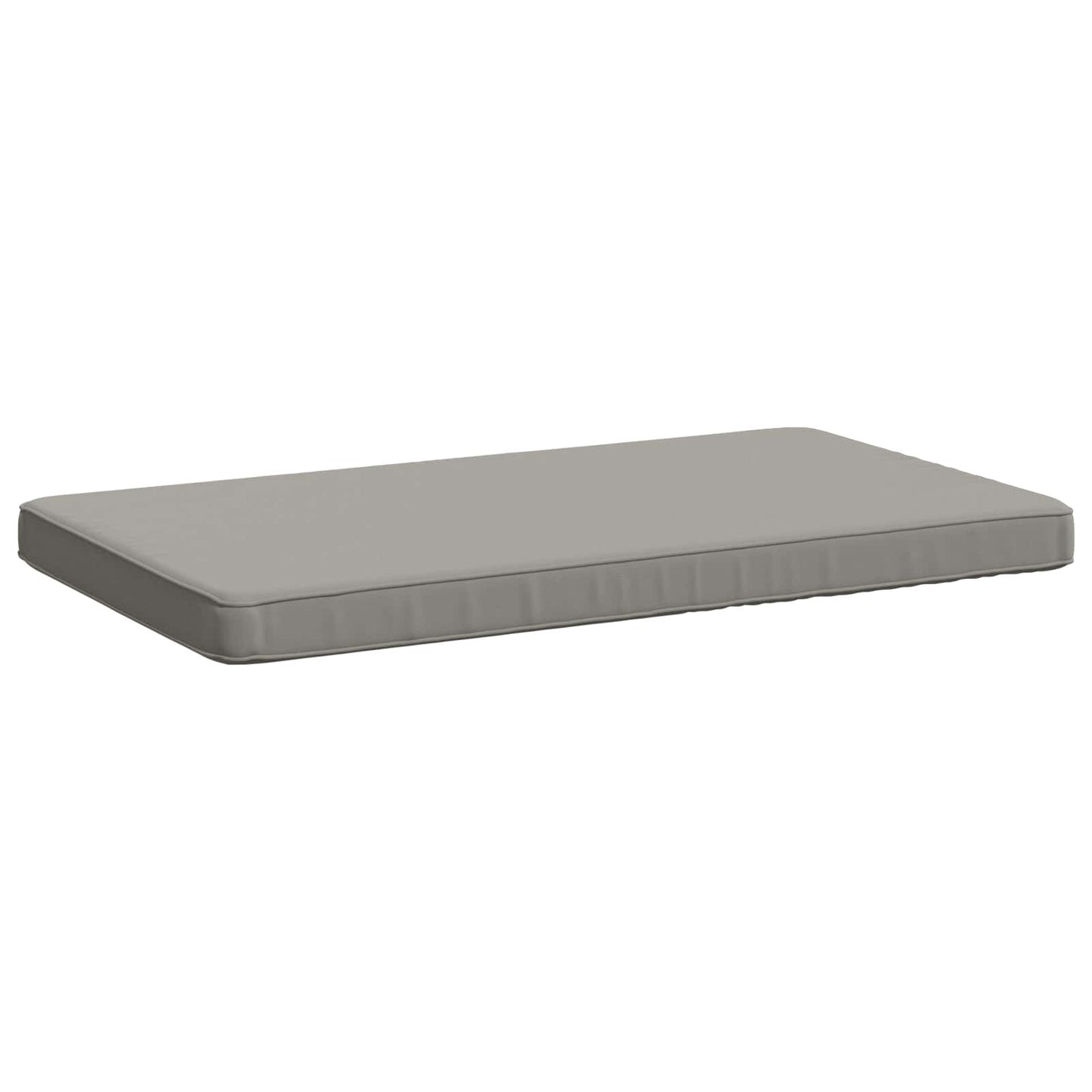 vidaXL 1-Piece Bench Cushion VUGHT 100% Polyester Grey 60 x 50 x 5 cm