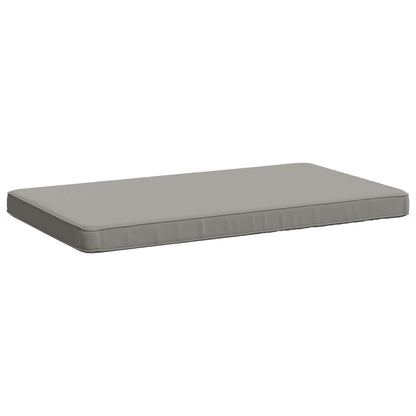 vidaXL 1-Piece Bench Cushion VUGHT 100% Polyester Grey 60 x 50 x 5 cm