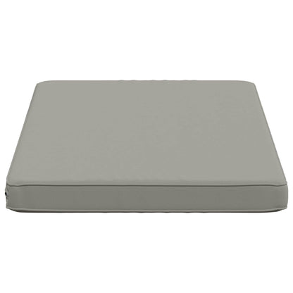 vidaXL 1-Piece Bench Cushion VUGHT 100% Polyester Grey 60 x 50 x 5 cm