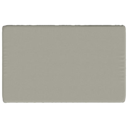 vidaXL 1-Piece Bench Cushion VUGHT 100% Polyester Grey 60 x 50 x 5 cm