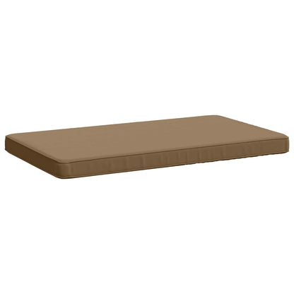 vidaXL 1-Piece Bench Cushion VUGHT 100% Polyester Taupe 60 x 50 x 5 cm