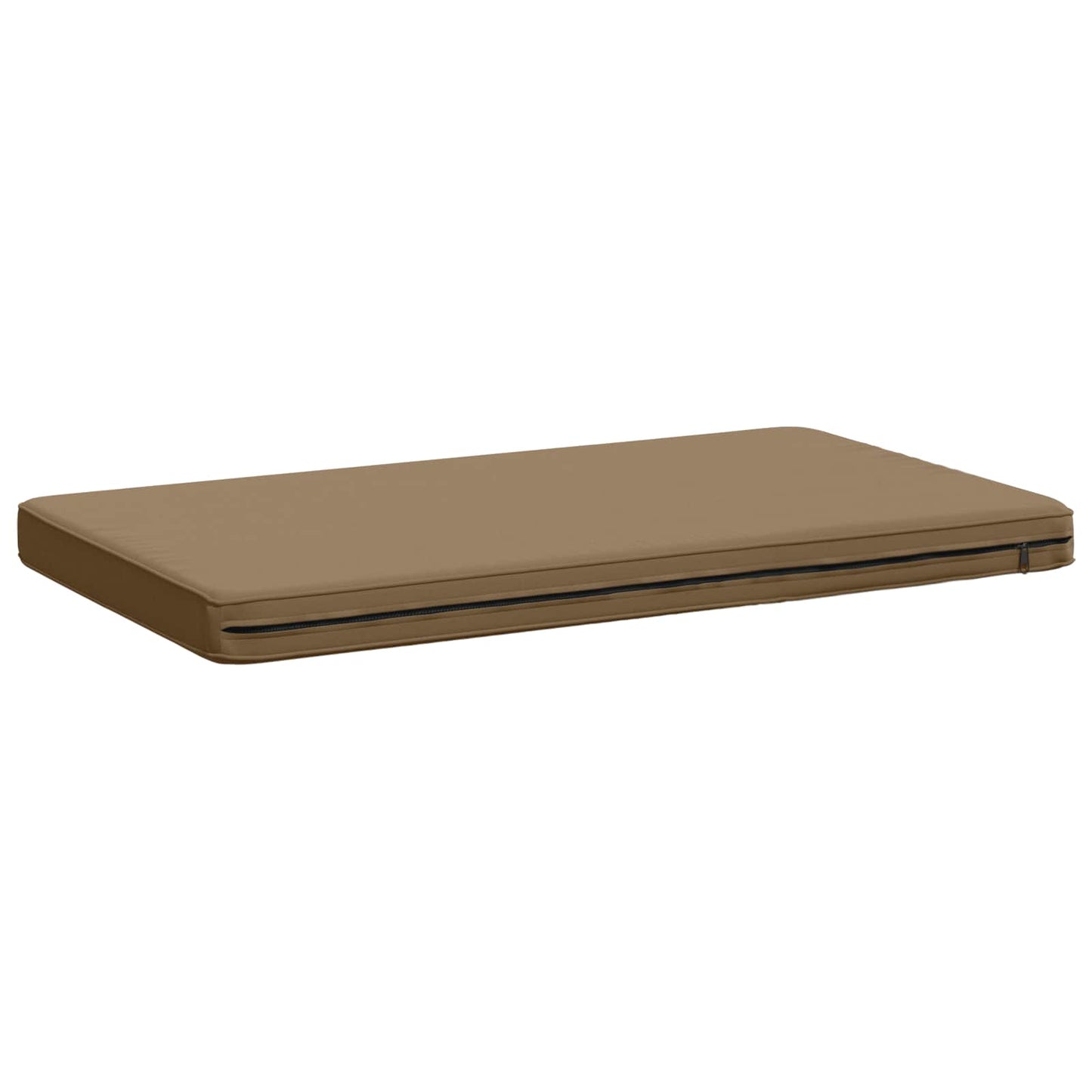 vidaXL 1-Piece Bench Cushion VUGHT 100% Polyester Taupe 60 x 50 x 5 cm