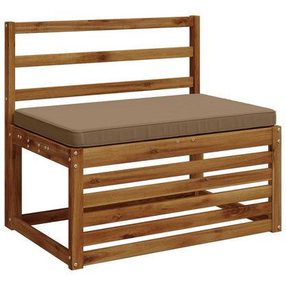 vidaXL 1-Piece Bench Cushion VUGHT 100% Polyester Taupe 60 x 50 x 5 cm