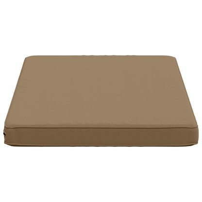 vidaXL 1-Piece Bench Cushion VUGHT 100% Polyester Taupe 60 x 50 x 5 cm